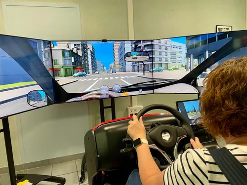 Un simulateur de conduite pour les patients du CH Felleries Liessies