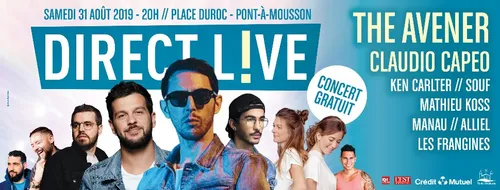 Vos places VIP pour le DIRECT L!VE de Pont-A-Mousson