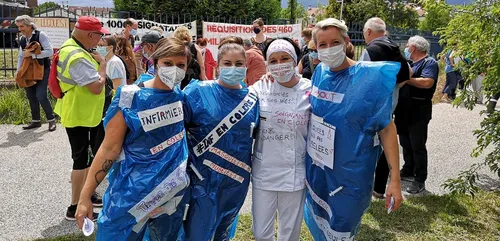 Retour sur la manifestation des soignants à Metz