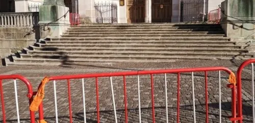 Nancy: une pierre tombe de la basilique Saint-Epvre