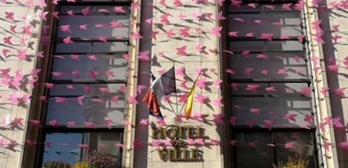 Nancy: des papillons donnent des couleurs à la mairie pour octobre...