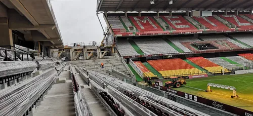 (PHOTOS) FC Metz : découvrez le chantier de la tribune Ouest du...