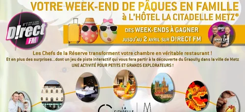A gagner cette semaine dans le Wake Up: votre week-end de Pâques en...