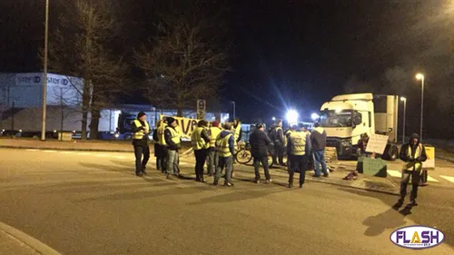 Opération nocturne des Gilets Jaunes