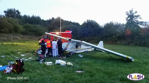 Un blessé grave après le crash d'un ULM sur la commune de Blond