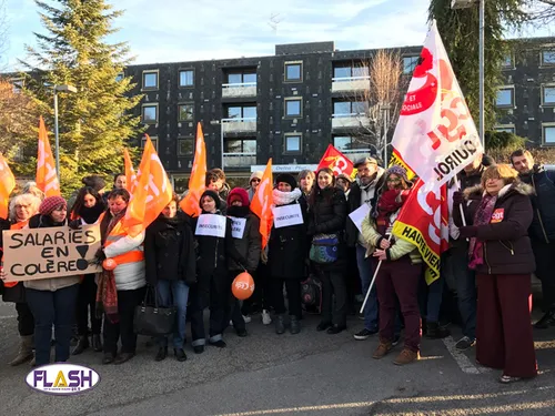 Social : manifestation du personnel de Delta Plus 87