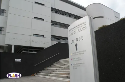 Hommage à Xavier Jugelé au commissariat de Police de Limoges