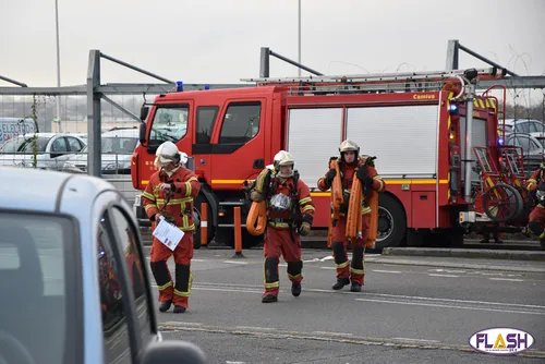 Bilan positif pour la simulation d'incendie au CHU de Limoges