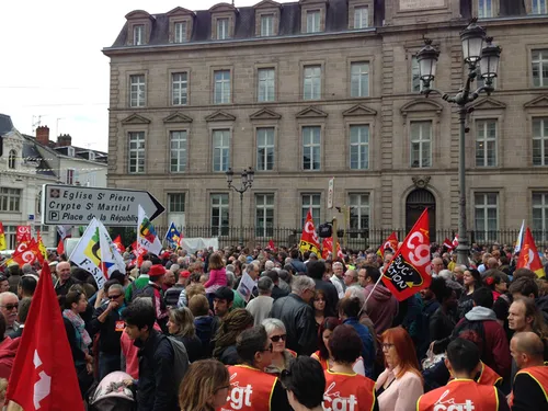 Loi travail : nouvelle manifestation jeudi à Limoges