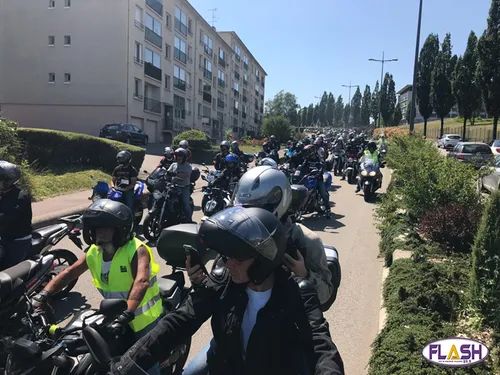 Les Motards mobilisés contre le passage au 80 km/h