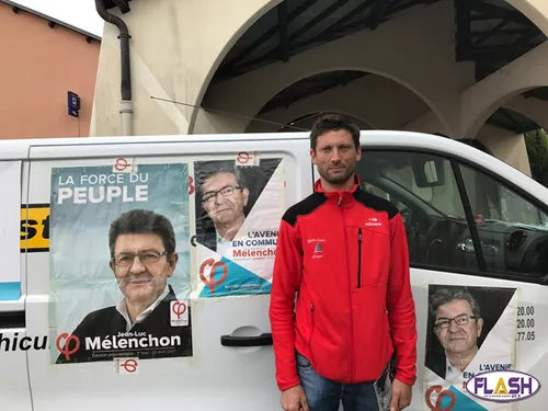 La Caravane Insoumise de Jean-Luc Mélenchon à Beaubreuil