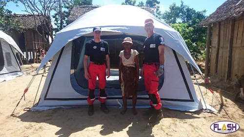PUI achemine du matériel à Djibouti après le passage de la tempête...