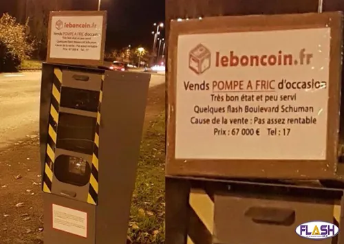 Un plaisantin met le radar du bord de Vienne en vente sur le Bon coin