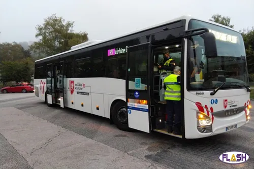 Aubusson : Une opération de contrôle des bus scolaires menée