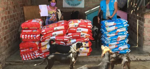 Une entreprise de nourriture pour animaux donne 15 tonnes...