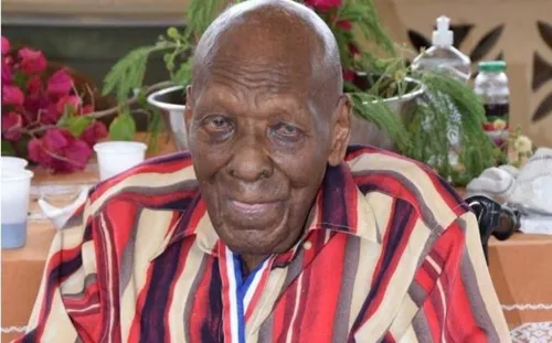 Le doyen des Français à fêté ses 112 ans à Fort de France ce week-end.