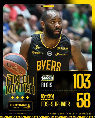 [ Basket ] La lourde défaite de Fos-sur-Mer hier soir en Pro B face...