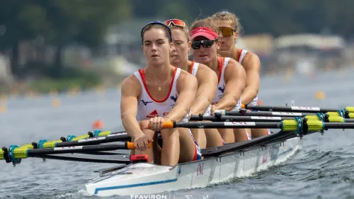 [ SPORT ] La jeune rameuse du Cercle de l’Aviron de Marseille et...
