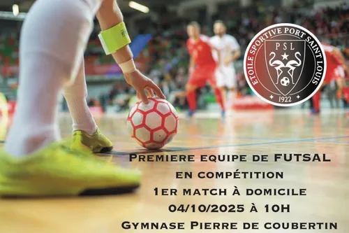 [ Foot ] Premier match à domicile de futsal à Port Saint Louis du...