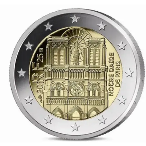 Une nouvelle pièce de 2 euros célèbre la réouverture de Notre-Dame...