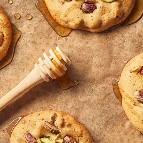 Cookies aux pistaches et miel
