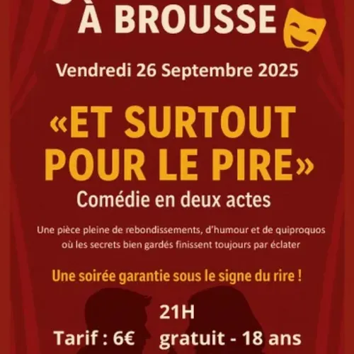 Comédie à la MJC de Brousse