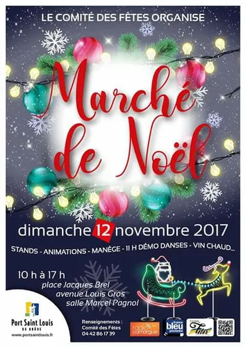 Le Marché de Noël St Louisien débarque à Port st Louis ce weekend.
