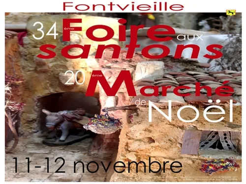 La 34ème foire aux santons et le 20ème marché de Noël à Fontvieille...