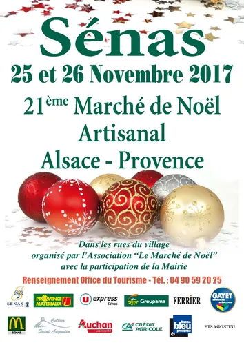 L'Alsace et la Provence au coeur du marché de Noël à Sénas ce weekend.