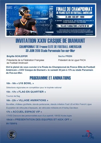 "XXIV Casque de Diamant": Finale du Championnat de France de...