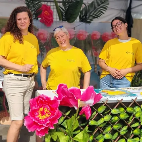 Karine Meslin (Vire Avenir) en direct de la Fête du Tour