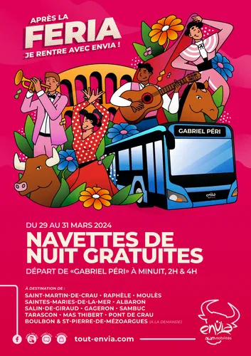 [ FERIA ARLES ] Envia propose des navettes gratuites
