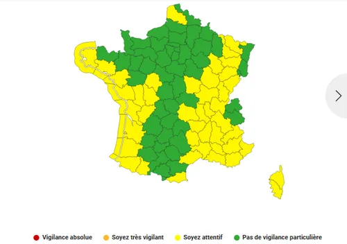 [ METEO ] Vigilance jaune pour les BDR et le Gard