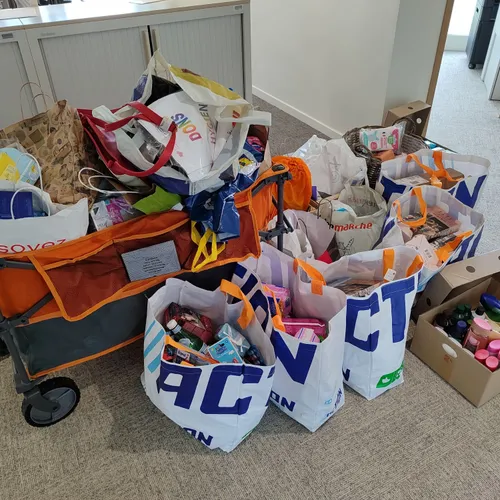 2.000 produits d’hygiènes collectés dans le Grand-Est ! 