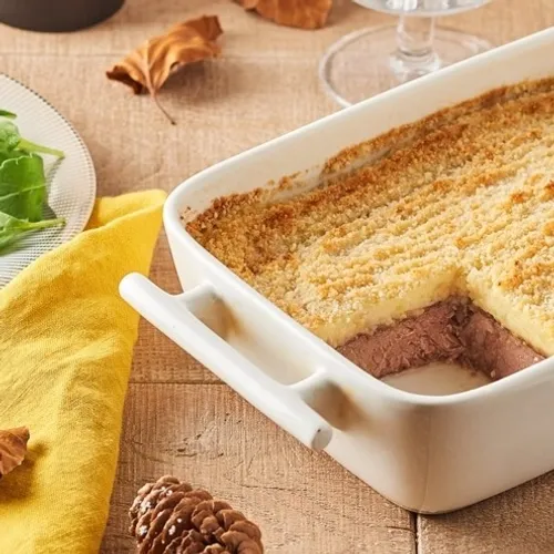 Parmentier de tournedos et purée de topinambour