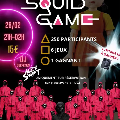 SQUID GAME : Mettez vous dans la peau d'un joueur, de la série,...