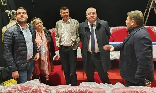 Retour sur la venue à Fourmies de Christian Poiret, le Président du...