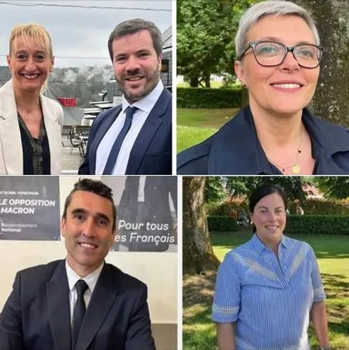 Législatives, 3e et 12e - Réactions des candidats après le premier...