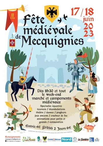 Fête médiévale de Mecquignies: c'est ce weekend!