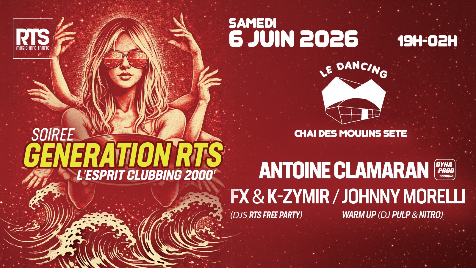 Soirée Génération RTS — L'esprit clubbing 2000