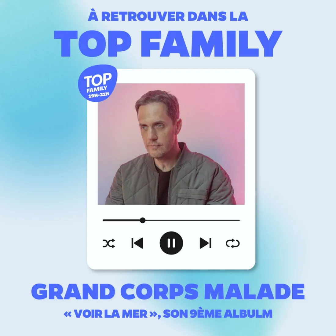 Grand Corps Malade nous présente son 9ème album "Voir la mer"