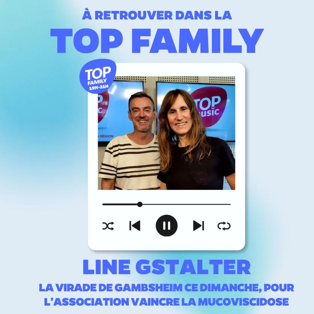 Line Gstalter pour la Virade de Gambsheim ce dimanche, en faveur de...