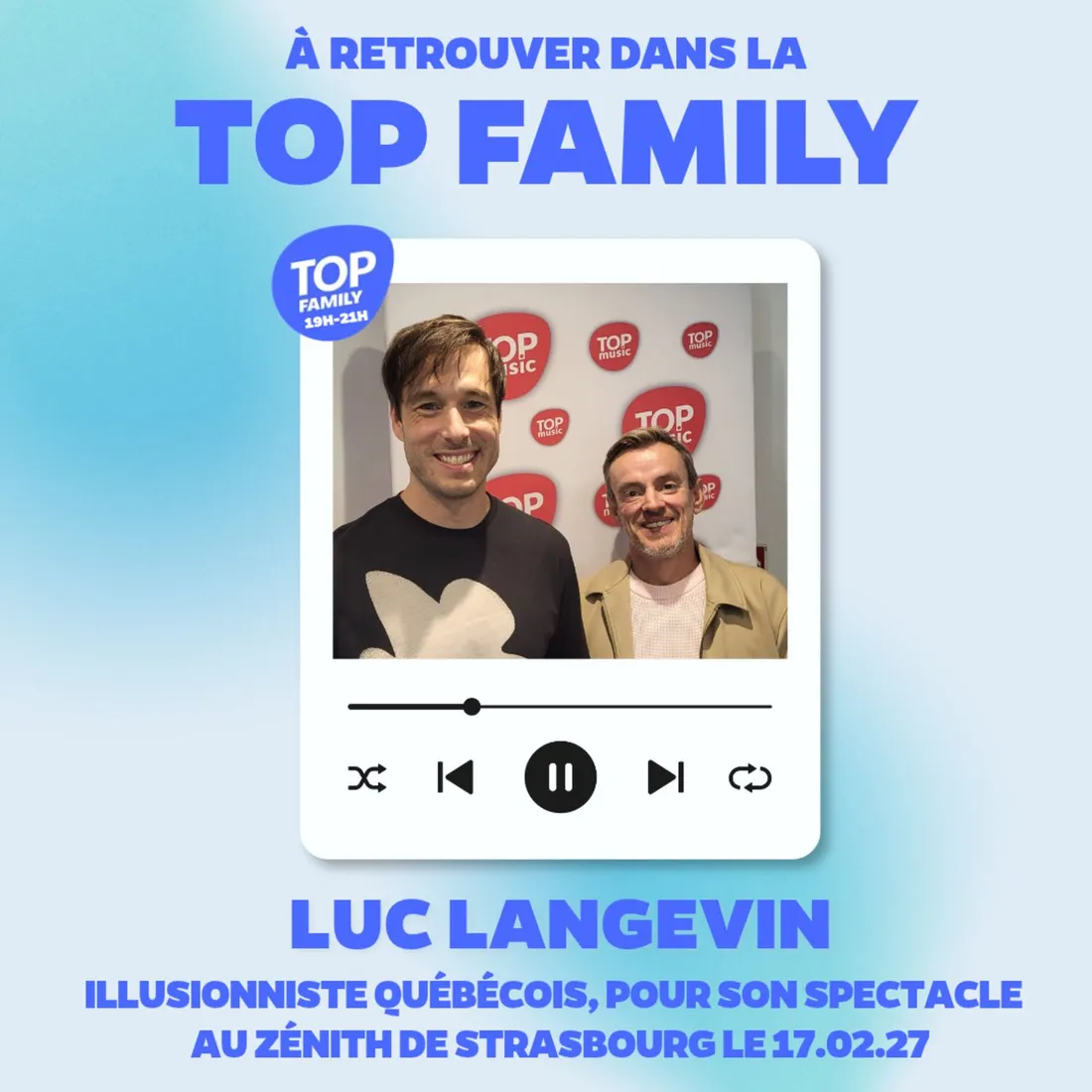 Luc Langevin illusionniste québécois au zénith de Strasbourg le 17...
