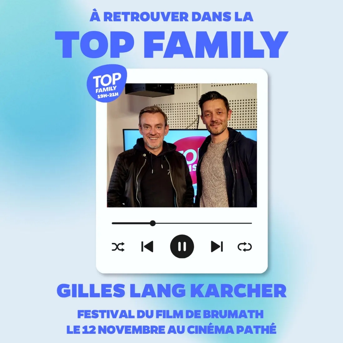 Gilles Lang Karcher pour le festival du film au pathÃ© Brumath