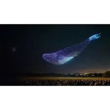 Un spectacle de drones à Reims :