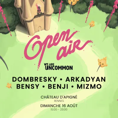 WE ARE UNCOMMON ORGANISE SON OPEN AIR PRÈS DE RENNES