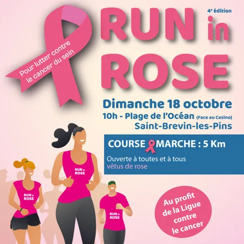 4e édition de Run in Rose à Saint-Brevin-les-Pins