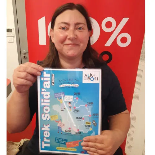 TREK solidaire à Cornebarrieu- Séverine sur 100%