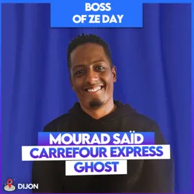Mourad Said, gérant du Carrefour express de Plombières-lès-Dijon