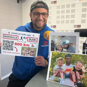 De Marseille à Dijon, Mickaël va courir 600 km en 15 jours pour...